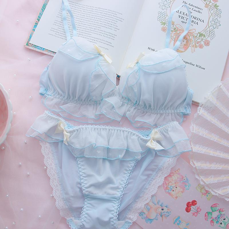 Sofyee Snow White Ruffle  Sweetie Baby Bralette Set