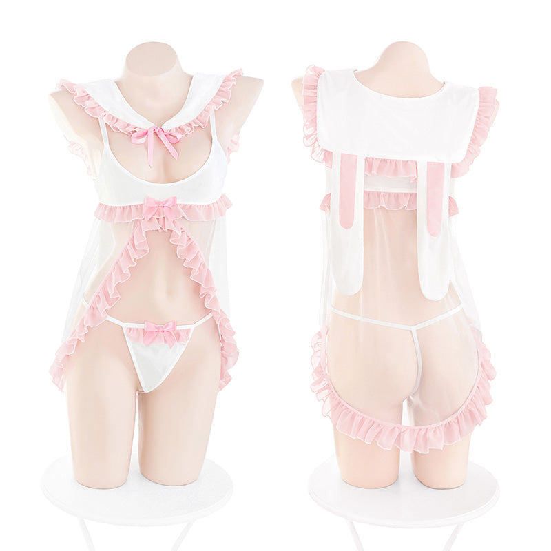 Rüschen milchig Cosplay Anime Bunny Girl