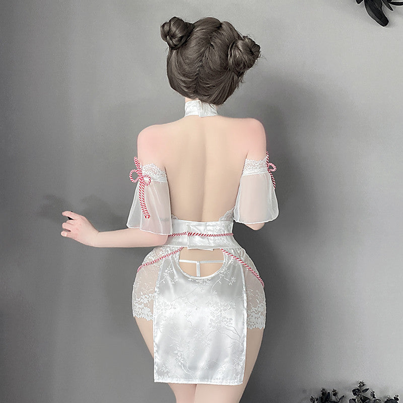 Japanisches sexy weißes Mädchen 