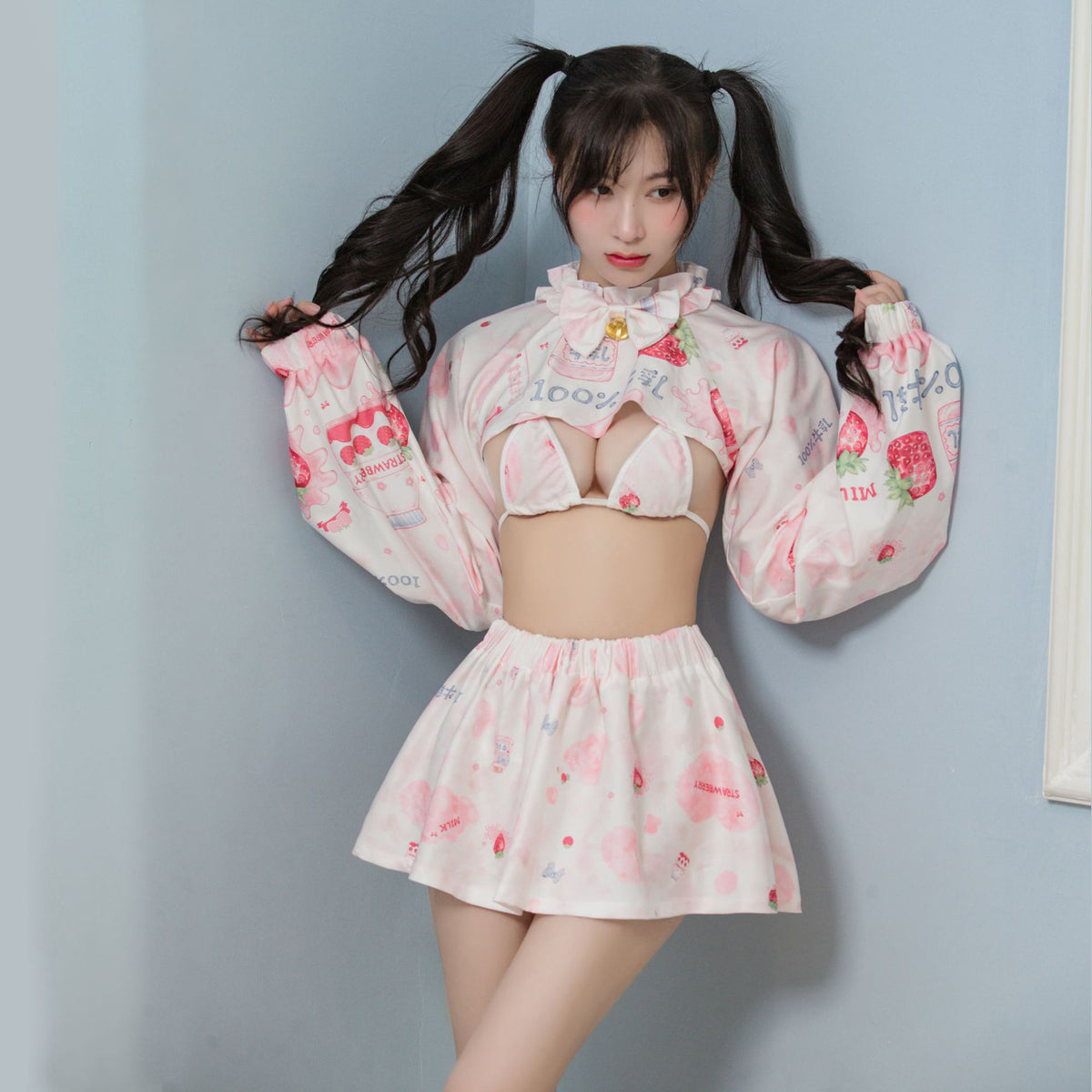 Anime Sexy Cow Girl Set