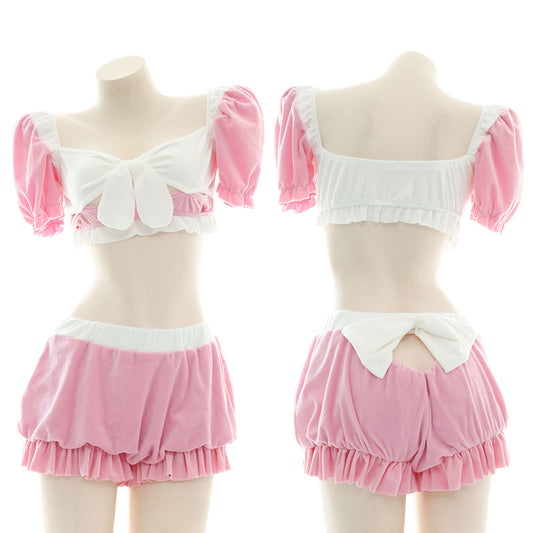 Schulmädchen rosa Anime Sexy Uniform