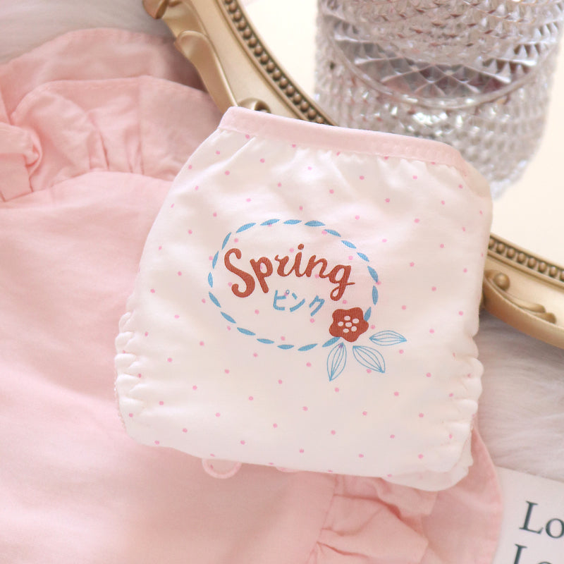 Sweet and cute Japanese girl underwear big bow low waist briefs