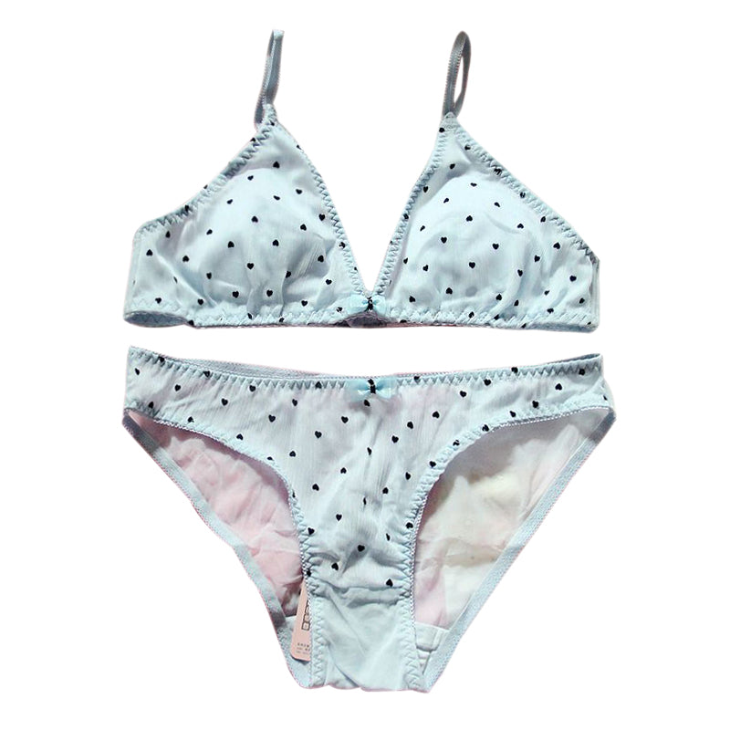 Pink Cartoon Pastel Lover Cute Sweetie Baby Bralette Set