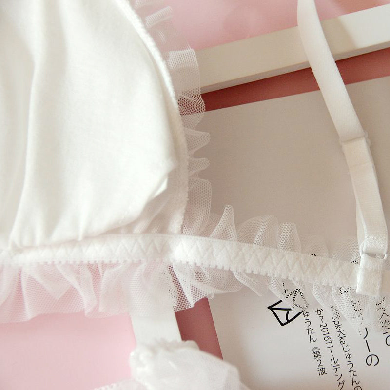 Pink Cartoon Pastel Lover Cute Sweetie Baby Bralette Set