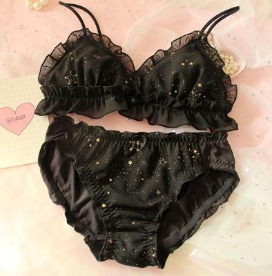 Pink Cartoon Pastel Lover Cute Sweetie Baby Bralette Set
