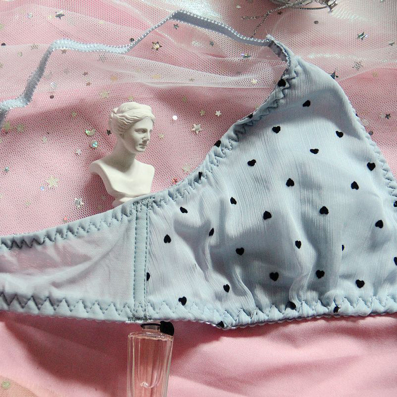 Pink Cartoon Pastel Lover Cute Sweetie Baby Bralette Set
