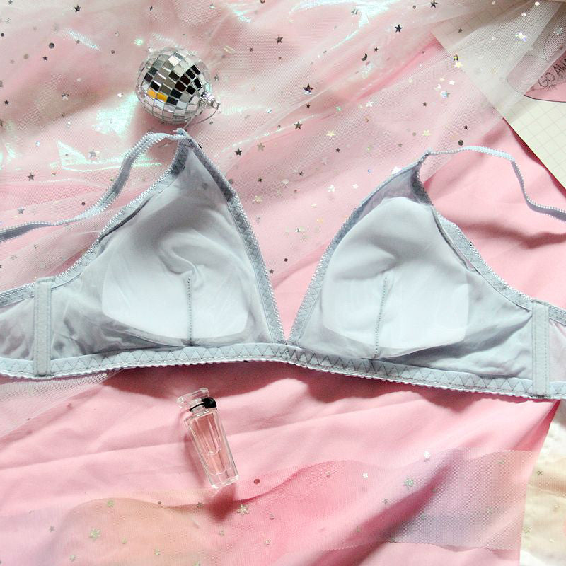 Pink Cartoon Pastel Lover Cute Sweetie Baby Bralette Set
