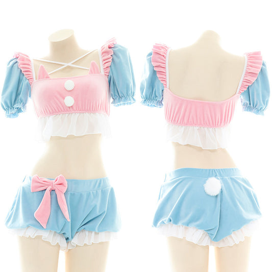 Japanese Kawaii Cat Kitten Girl - Winter