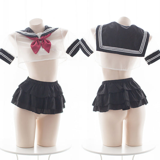 Twintails Transparent  School Girl Uniform
