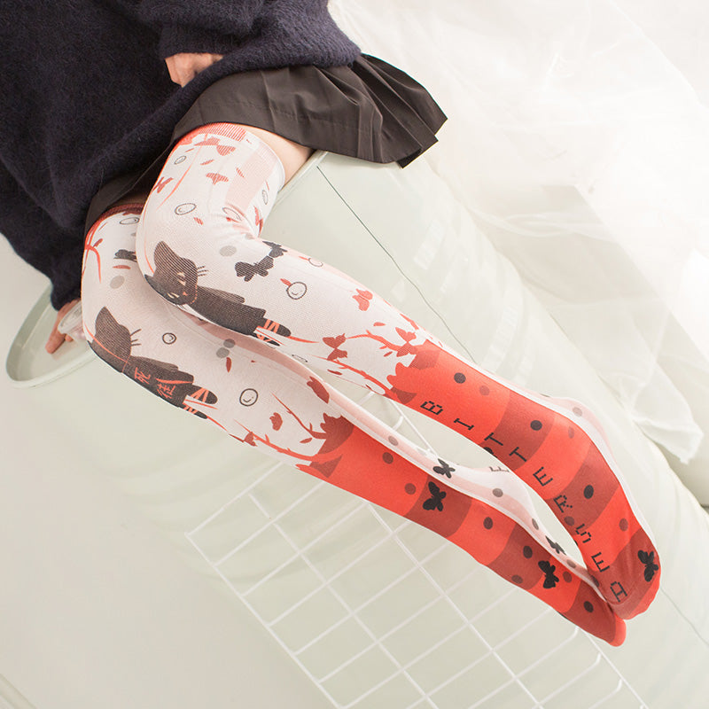 Girly Cat Bunny Neko Knee High Long Socks