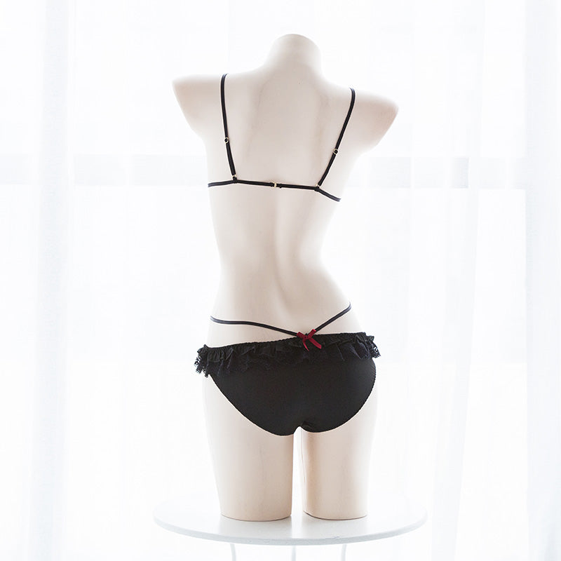 Waifu Amine Girly Kawaii Hearty Kawaii Sexy Lingerie Set