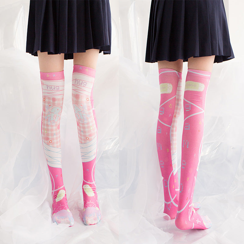 Cat Bunny Neko Knee High Long Socks