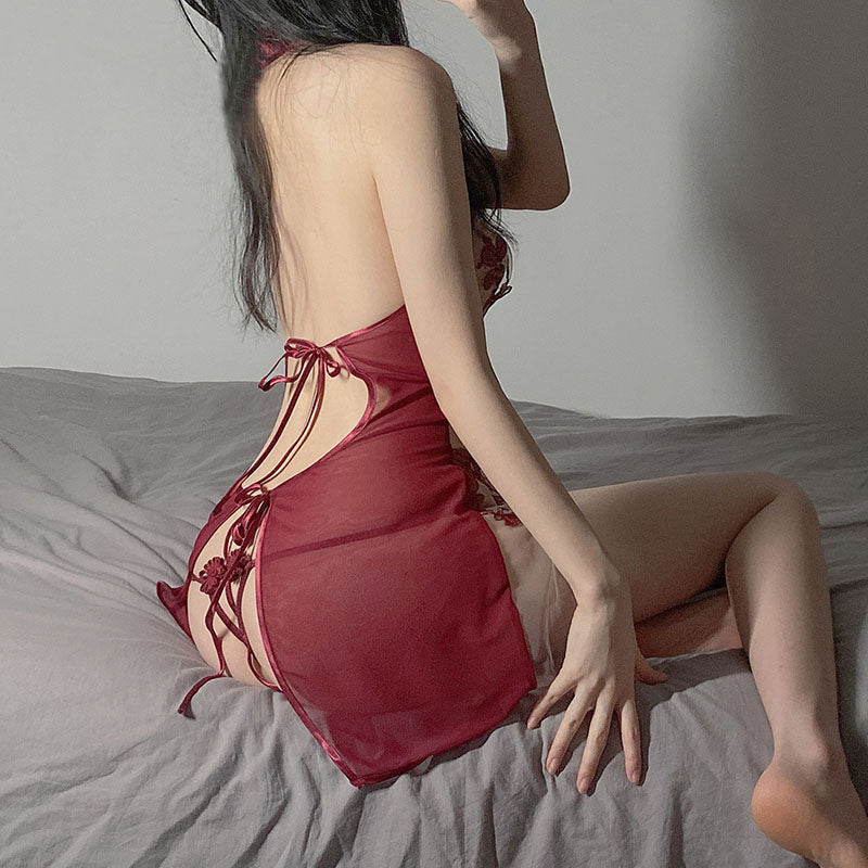 Japanese Cherry Sexy Anime Sensual Flower Maid