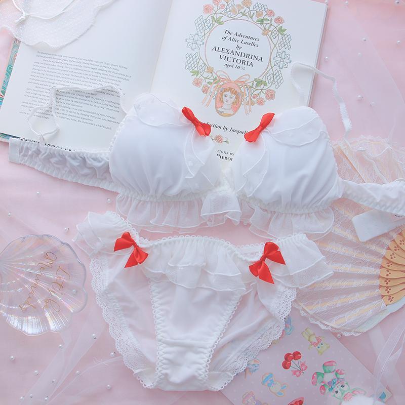 Sofyee Snow White Ruffle  Sweetie Baby Bralette Set