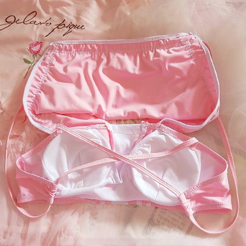 Japanisches Anime Sailor Moon Dessous-Set – Pink Kawaii Moon