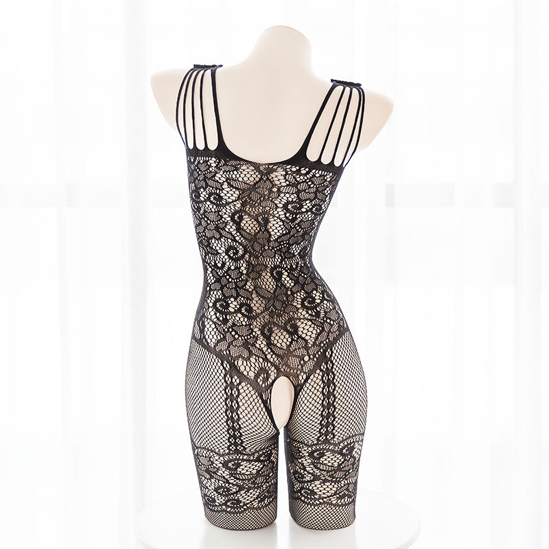 Wild Tiger Mesh Sheer Full Body Bondage Fishnet Body Stocking