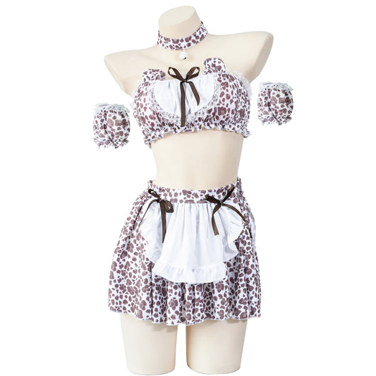 Japanese Sexy Cosplay Lingerie Cow Maid