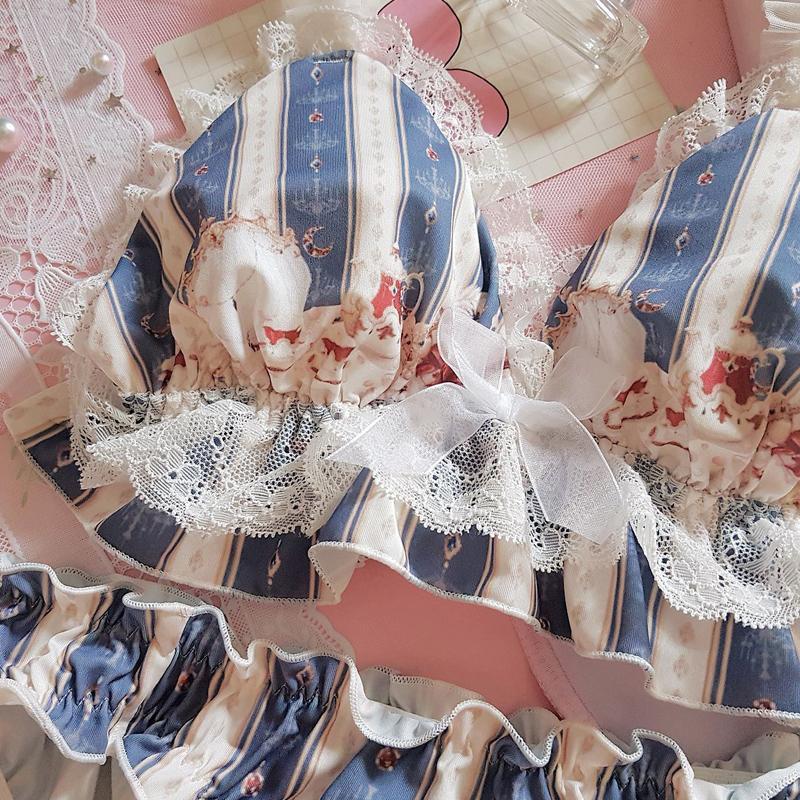Sofyee Japanese Lolita Bralette Set