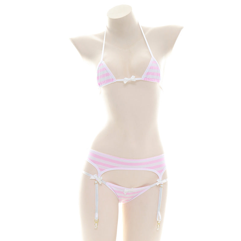 Amine Girly Micro SHIMAPAN Kawaii Cosplay Costume Bikini Set