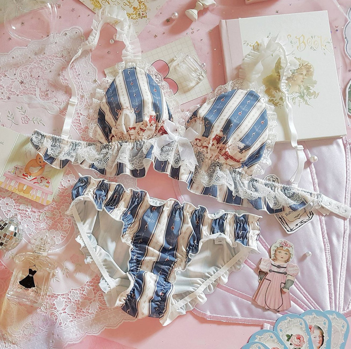 Sofyee Japanese Lolita Bralette Set