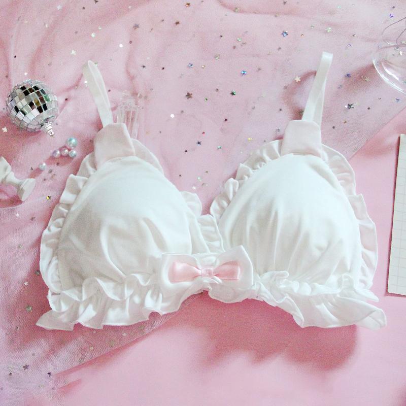 Pink Cartoon Pastel Lover Cute Sweetie Baby Bralette Set