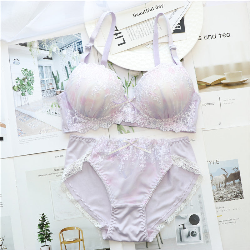 Pastel Love Sweet Bras And Panty Set
