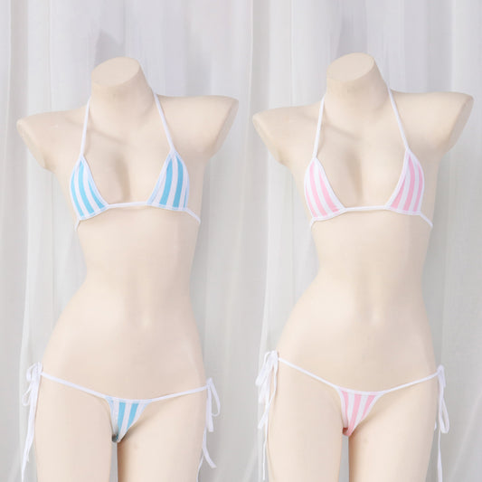 Amine Girly Micro SHIMAPAN Kawaii Cosplay Costume Bikini Set