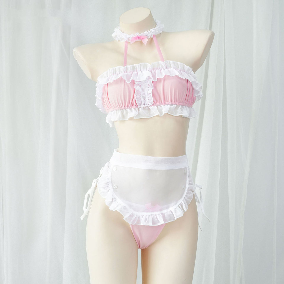 Pink Japanese Kawaii Anime  Maid -Pink Maid