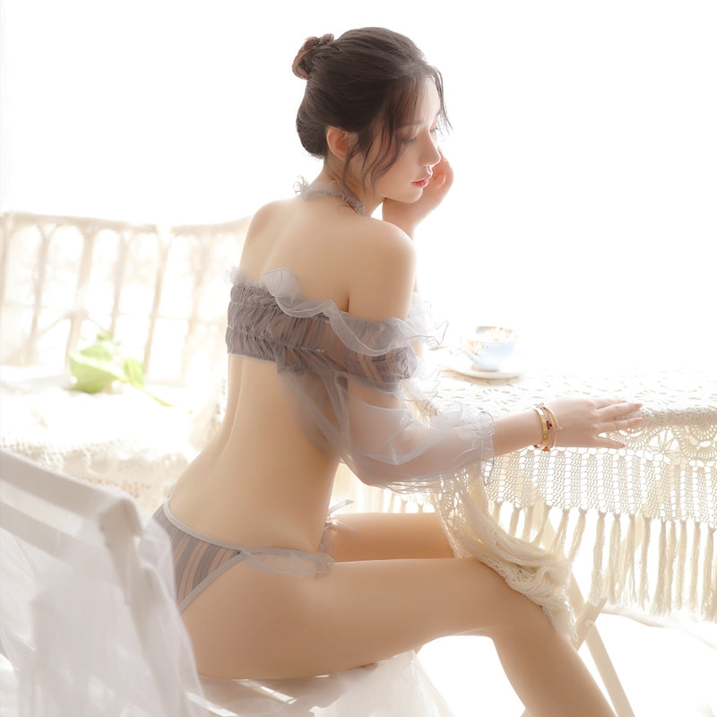 Japanese Anime Ruffle Kawaii Lingerie Set