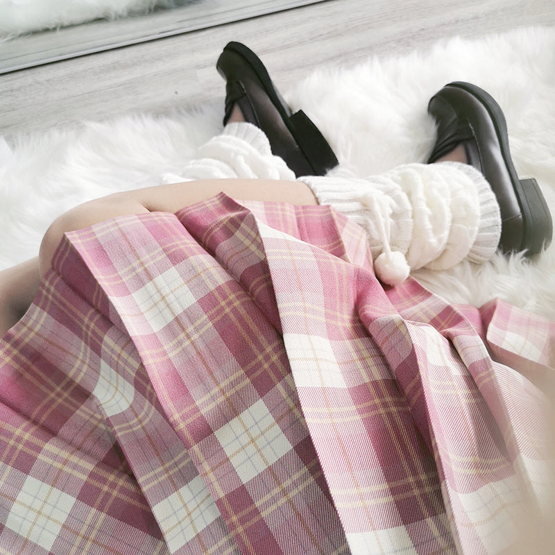 JK Love Uniform Pleated School Girl Skirt