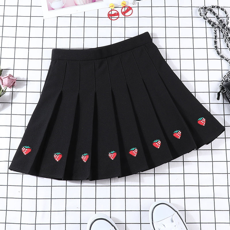 Aesthetic Strawberry Skirt