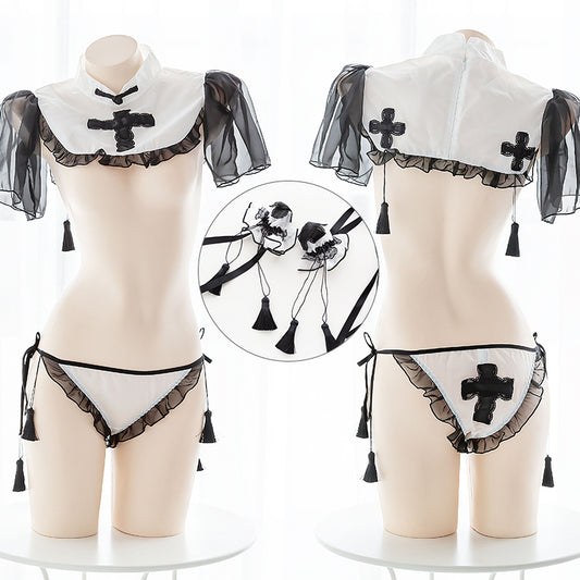 Anime Kawaii Japanese Old Style Witch Maid Set