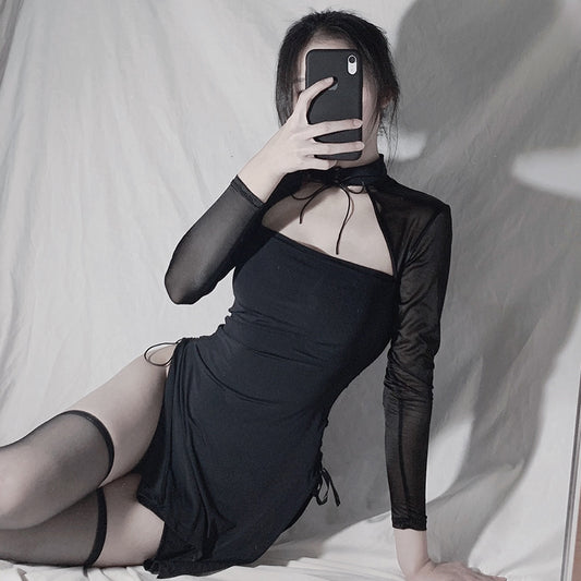 Japanese Lolita Gothic Maid Cheongsam Lingerie