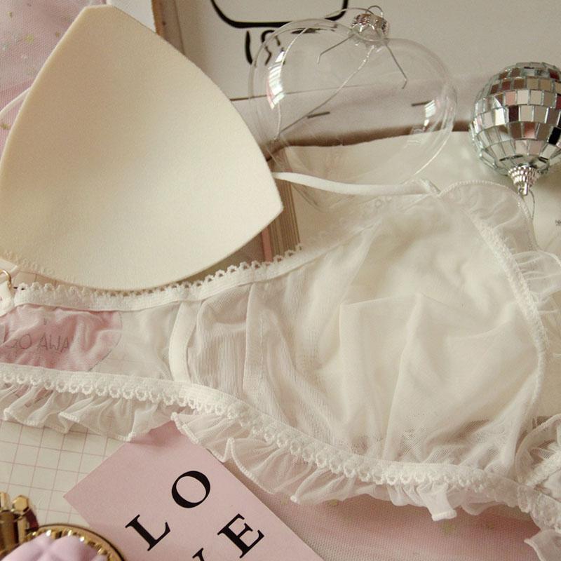 Pink Cartoon Pastel Lover Cute Sweetie Baby Bralette Set