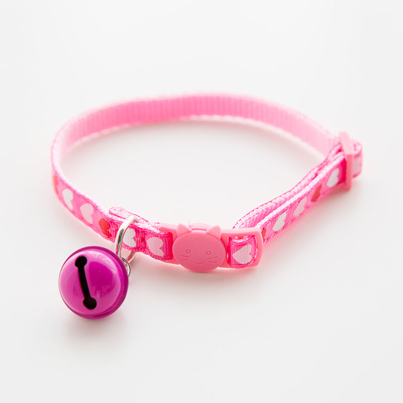Cat Kitty Pastel Strap Bell Choker