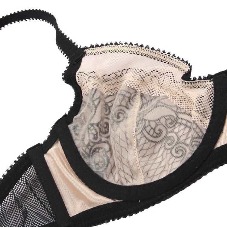Flower Overlaid Demi Bra