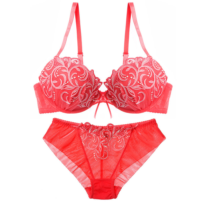 Swing Pink Angel Push Up Bra Set