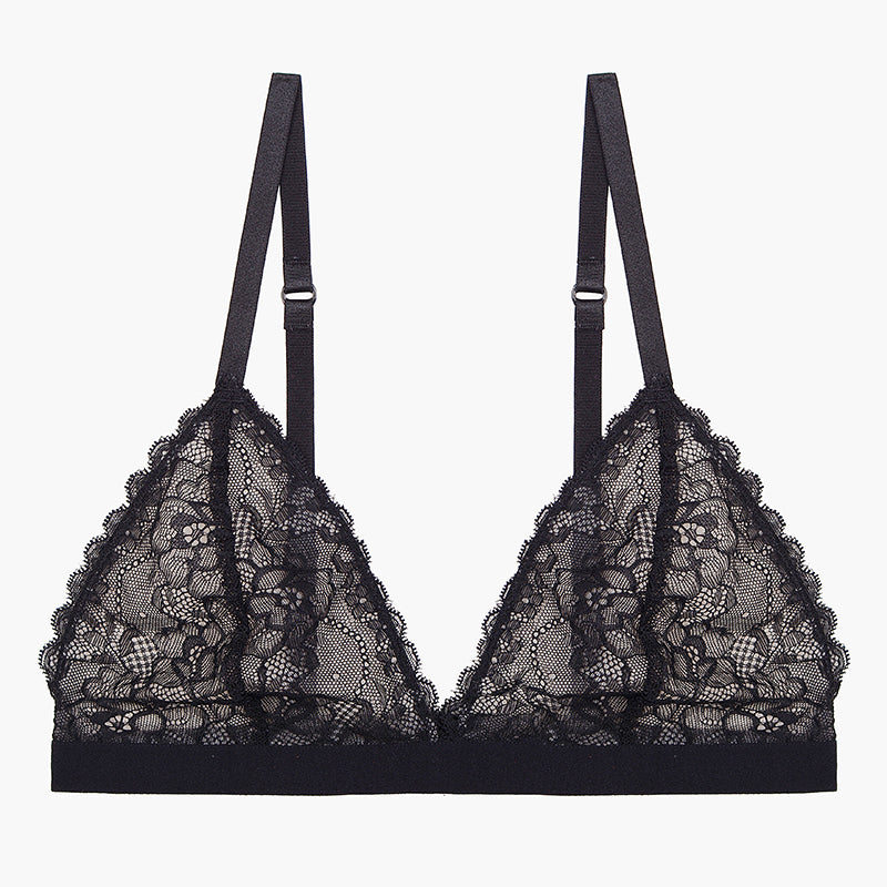 Eyelash Lace Comfy Bralette