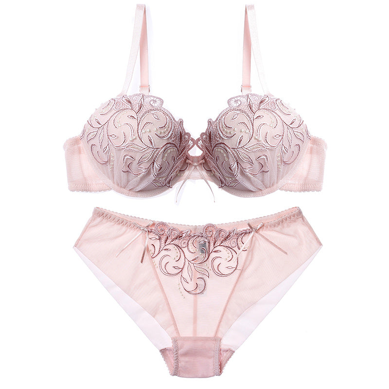 Swing Pink Angel Push Up Bra Set