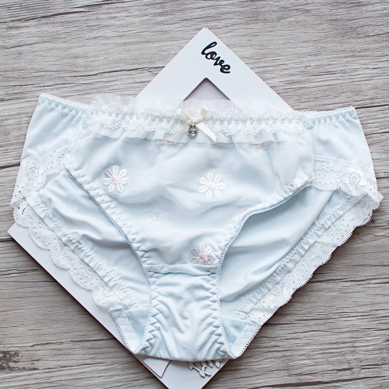 Lace Flower Sweetie Kawaii Candy Color Panty