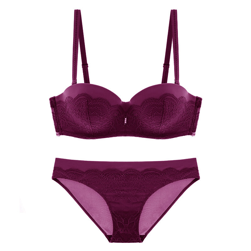 Sweetie Wirefree Comfy Cute Balconette Bra Set