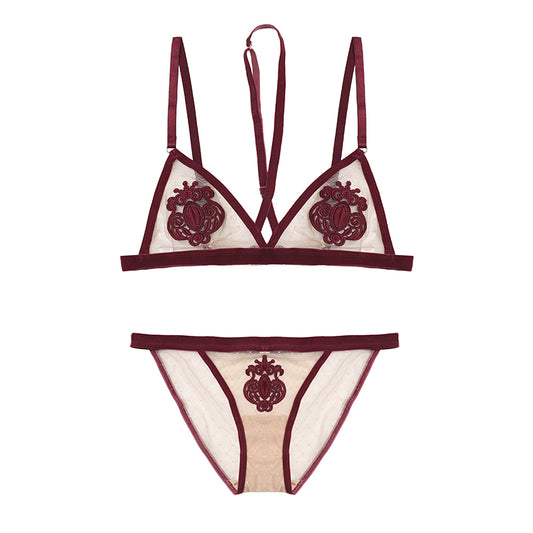 Spring Is On Its Way Flower Bralette & Panty Set