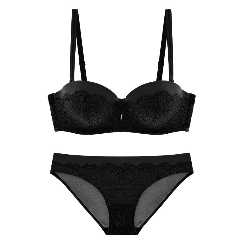 Sweetie Wirefree Comfy Cute Balconette Bra Set