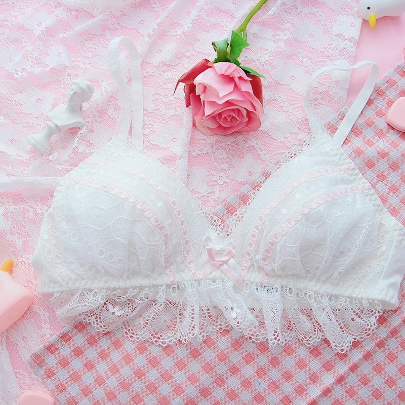 Sofyee Love Lacy Ruffle Bralette Set