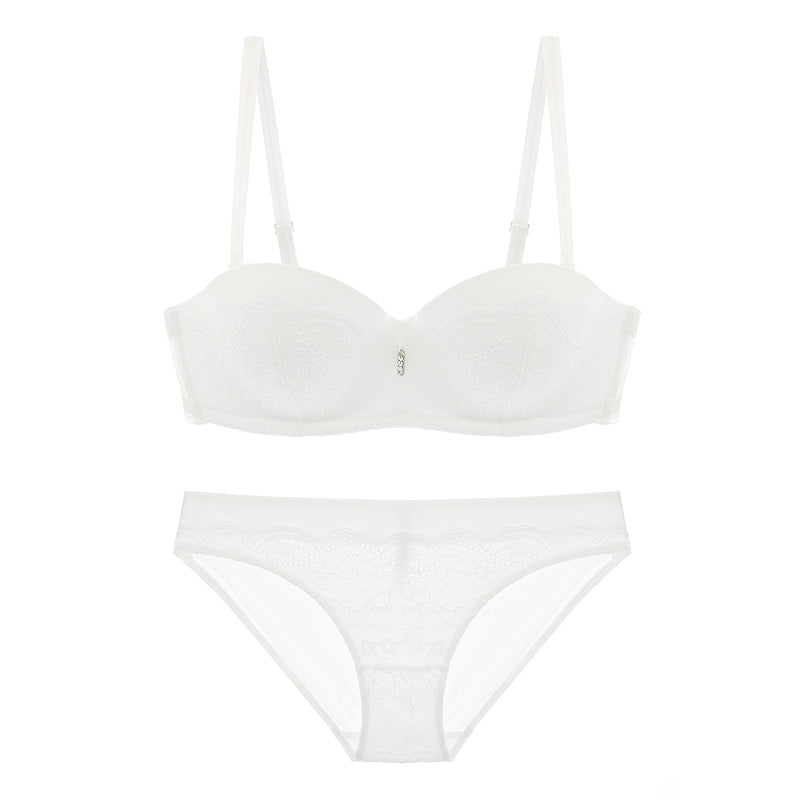 Sweetie Wirefree Comfy Cute Balconette Bra Set