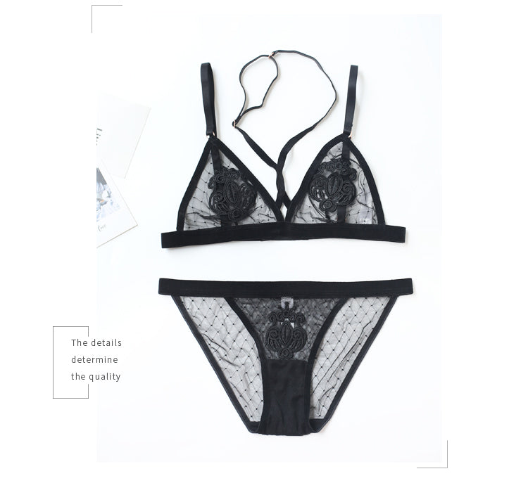 Spring Is On Its Way Flower Bralette & Panty Set