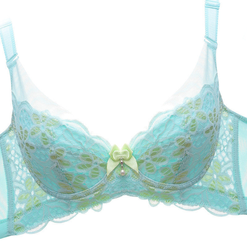 Sexy Butterfly Detail Underwire Bra - sofyee
