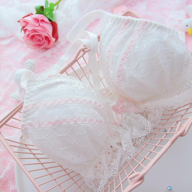 Sofyee Love Lacy Ruffle Bralette Set