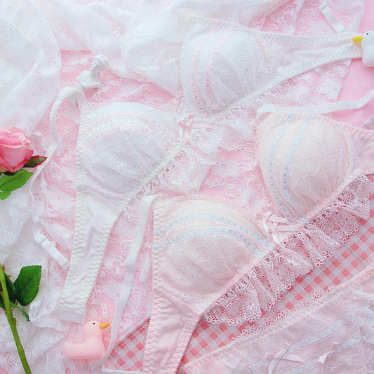 Sofyee Love Lacy Ruffle Bralette Set