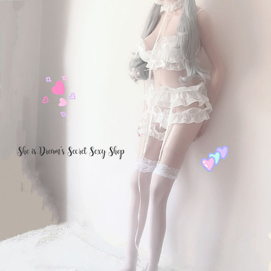 Kawaii Cat Neko Japanese Style Sexy Cute Lingerie Set